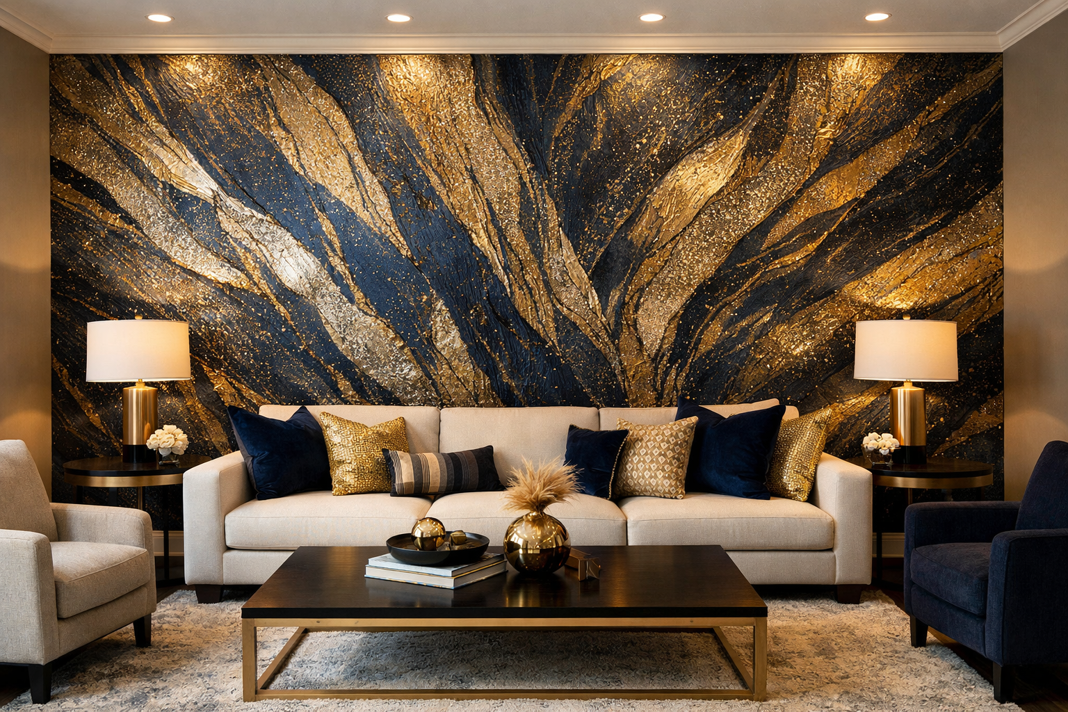 Feature wall installation in Charlotte