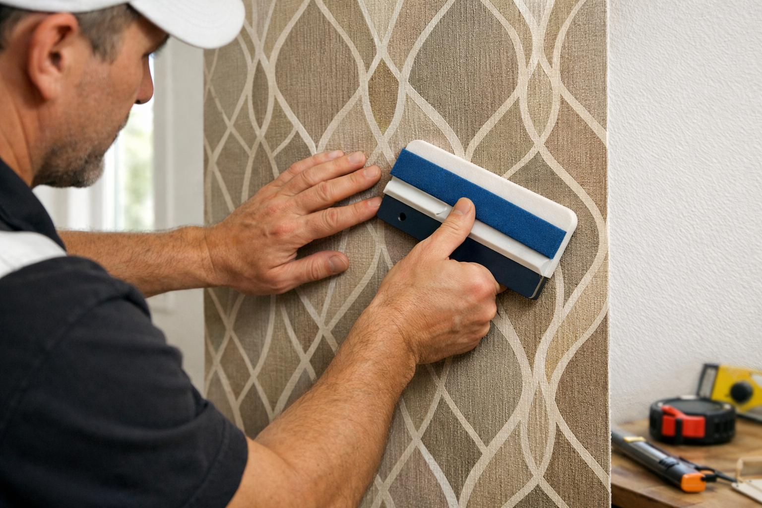 Residential wallpaper installation in Charlotte NC